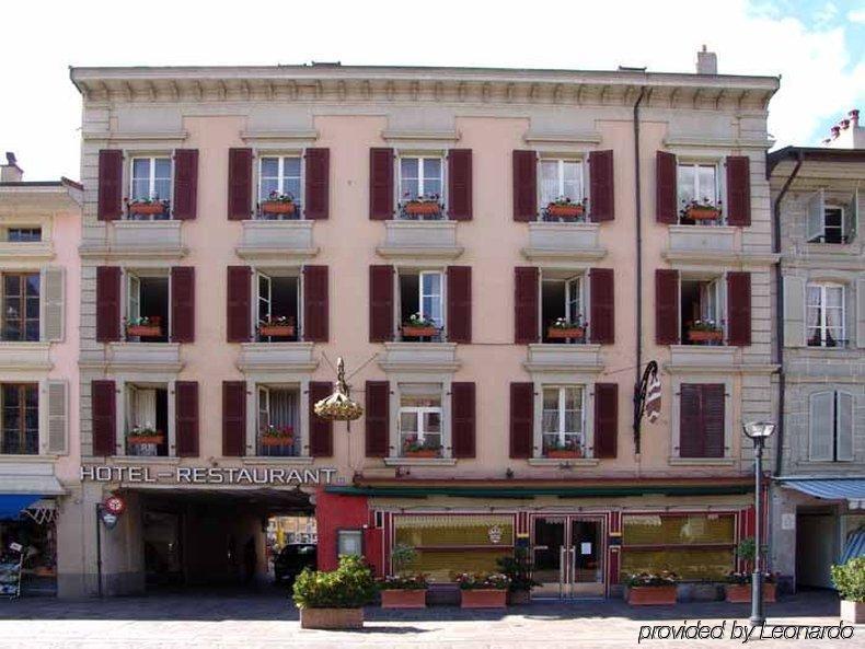 Hotel De La Couronne Morges Exterior photo